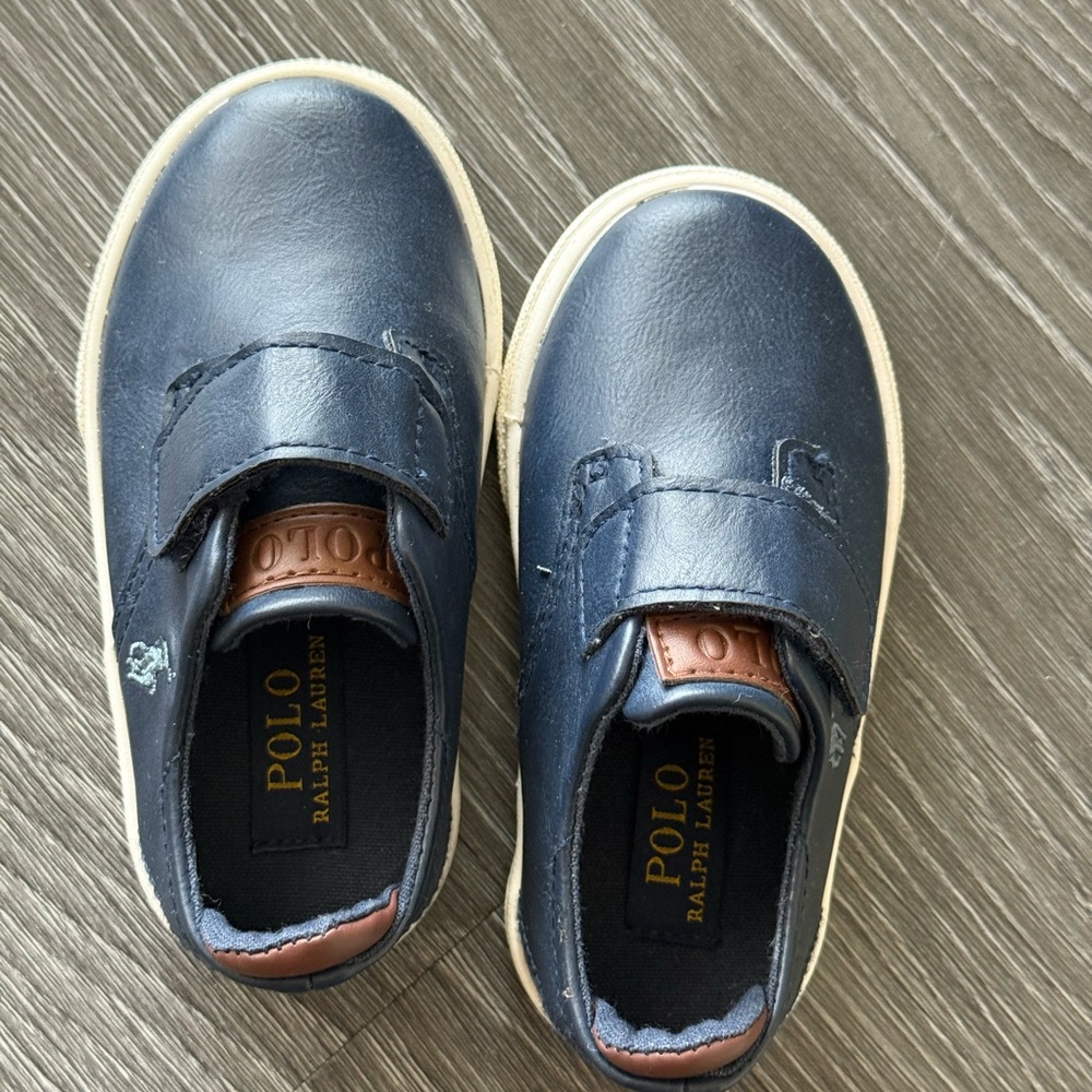 POLO Ralph Lauren Toddler boy shoes. Navy blue.        Size 5.5